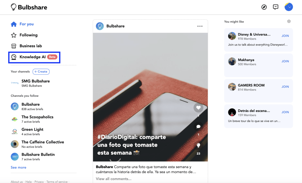 Knowledge AI, Bulbshare's new analysis environment | Bulbshare